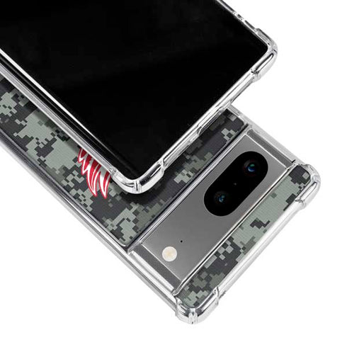 NHL Detroit Red Wings Camo Google Pixel 8 Clear Case
